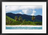 Framed Tobacco Beach, Antigua, West Indies, Caribbean