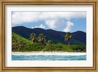 Framed Tobacco Beach, Antigua, West Indies, Caribbean