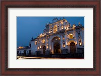 Framed Cathedral in Square, Antigua, Guatemala