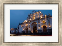 Framed Cathedral in Square, Antigua, Guatemala