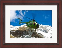 Framed New Zealand, Arrowsmith Range, Helicopter