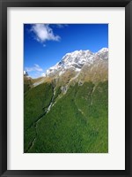 Framed New Zealand, Milford Sound, Majestic fjords, waterfalls