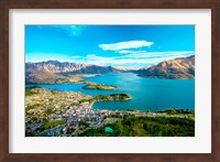 Framed View Towards Queenstown, South Island, New Zealand