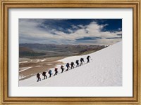 Framed New Zealand, South Island, Potts Range, Climbing