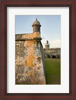 Framed Puerto Rico, Walls and Turrets of El Morro Fort