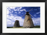 Framed Antigua, Betty's Hope, Suger plant, windmill
