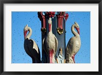 Framed Bird sculptures, Christchurch, Canterbury, New Zealand