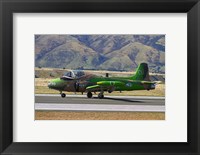 Framed Strikemaster jet, Warbirds over Wanaka, War plane, South Island, New Zealand