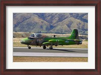 Framed Strikemaster jet, Warbirds over Wanaka, War plane, South Island, New Zealand