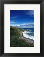 Framed New Zealand, South Island, Cape Foulwind coastline