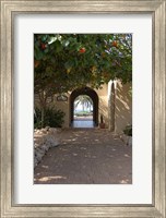 Framed Archway to Pool at Tierra del Sol Golf Club and Spa, Aruba, Caribbean