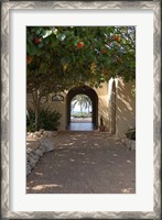 Framed Archway to Pool at Tierra del Sol Golf Club and Spa, Aruba, Caribbean