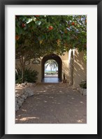 Framed Archway to Pool at Tierra del Sol Golf Club and Spa, Aruba, Caribbean