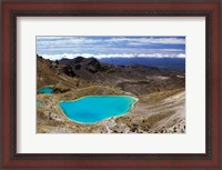 Framed New Zealand, Tongariro NP, Mountain, Emerald Lakes