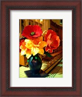 Framed Cathedral Flower Display, Christchurch, New Zealand