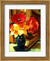 Framed Cathedral Flower Display, Christchurch, New Zealand