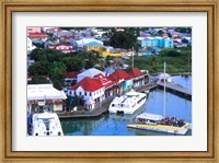 Framed Aerial View, St John, Antigua