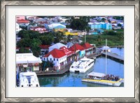 Framed Aerial View, St John, Antigua