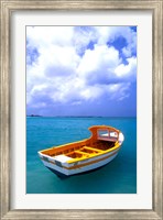Framed Close-up of Fishing Boat, Aruba