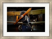 Framed De Havilland DH4 biplane, War plane, New Zealand