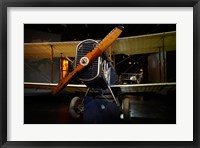 Framed De Havilland DH4 biplane, War plane, New Zealand