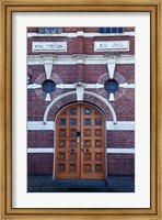 Framed Entrance to old Dunedin Prison (1896), Dunedin, South Island, New Zealand