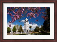 Framed Memorial Clock Tower, Seymour Square, Marlborough, South Island, New Zealand (horizontal)