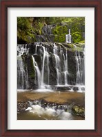 Framed Purakaunui Falls, Catlins, South Island, New Zealand