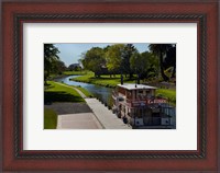 Framed River Queen Paddle Steamer, Taylor River, New Zealand
