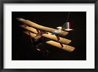 Framed Sopwith triplane, War plane, Marlborough, New Zealand