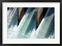 Framed Water from Clyde Dam, Otago, South Island, New Zealand