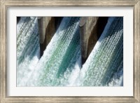Framed Water from Clyde Dam, Otago, South Island, New Zealand