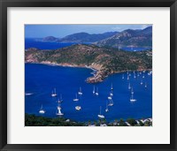 Framed English Harbour, Antigua, Caribbean