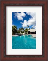 Framed Carlisle Bay Hotel, Antigua, West Indies, Caribbean