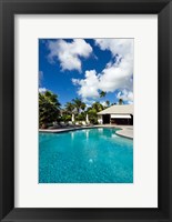 Framed Carlisle Bay Hotel, Antigua, West Indies, Caribbean