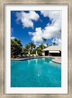 Framed Carlisle Bay Hotel, Antigua, West Indies, Caribbean