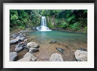Framed New Zealand, North Island, Coromandel Peninsula, Waiau Falls