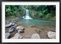 Framed New Zealand, North Island, Coromandel Peninsula, Waiau Falls