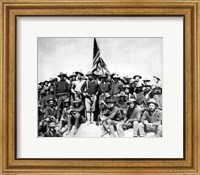 Framed Colonel Theodore Roosevelt and The Rough Riders