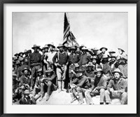 Framed Colonel Theodore Roosevelt and The Rough Riders