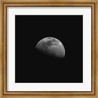 Framed Gibbous Moon
