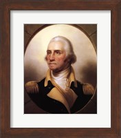 Framed George Washington (digitally restored)