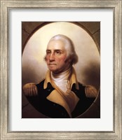 Framed George Washington (digitally restored)