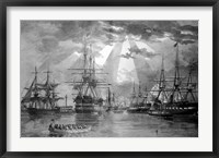 Framed US Naval Ships during the Civil War