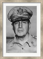 Framed General Douglas MacArthur (close up)