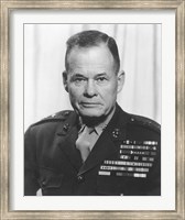 Framed General Lewis Chesty Puller in uniform