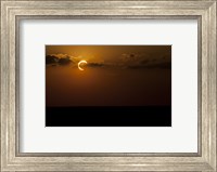Framed Annular Solar Eclipse in Clouds