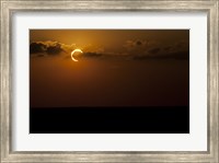 Framed Annular Solar Eclipse in Clouds