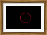 Framed Totality During Annular Solar Eclipse
