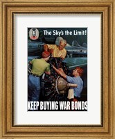 Framed Keep Buying War Bonds